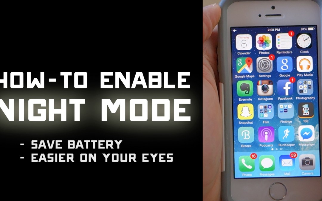 How to Turn on iPhone Night Mode